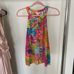 Lilly Pulitzer 100% Silk Tank Top | Size M | Classic Style
